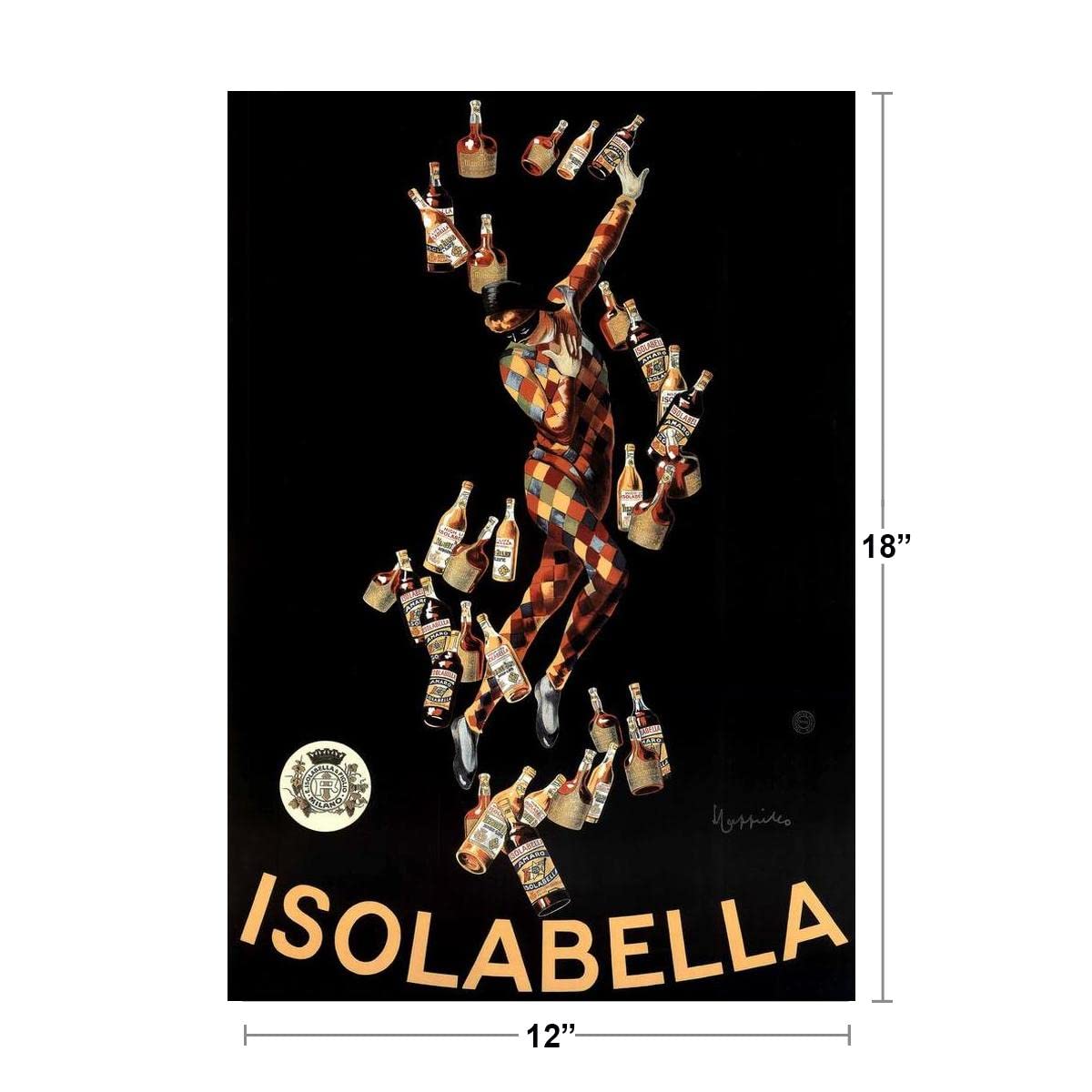Amazon.com: Leonetto Cappiello Isolabella Italian Liqueur Liquor