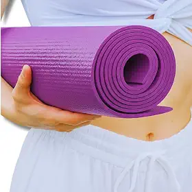 Tapete de Yoga, EVA Lavável, Com Alça, para Ginástica, Pilates e Alongamento, 170 cm