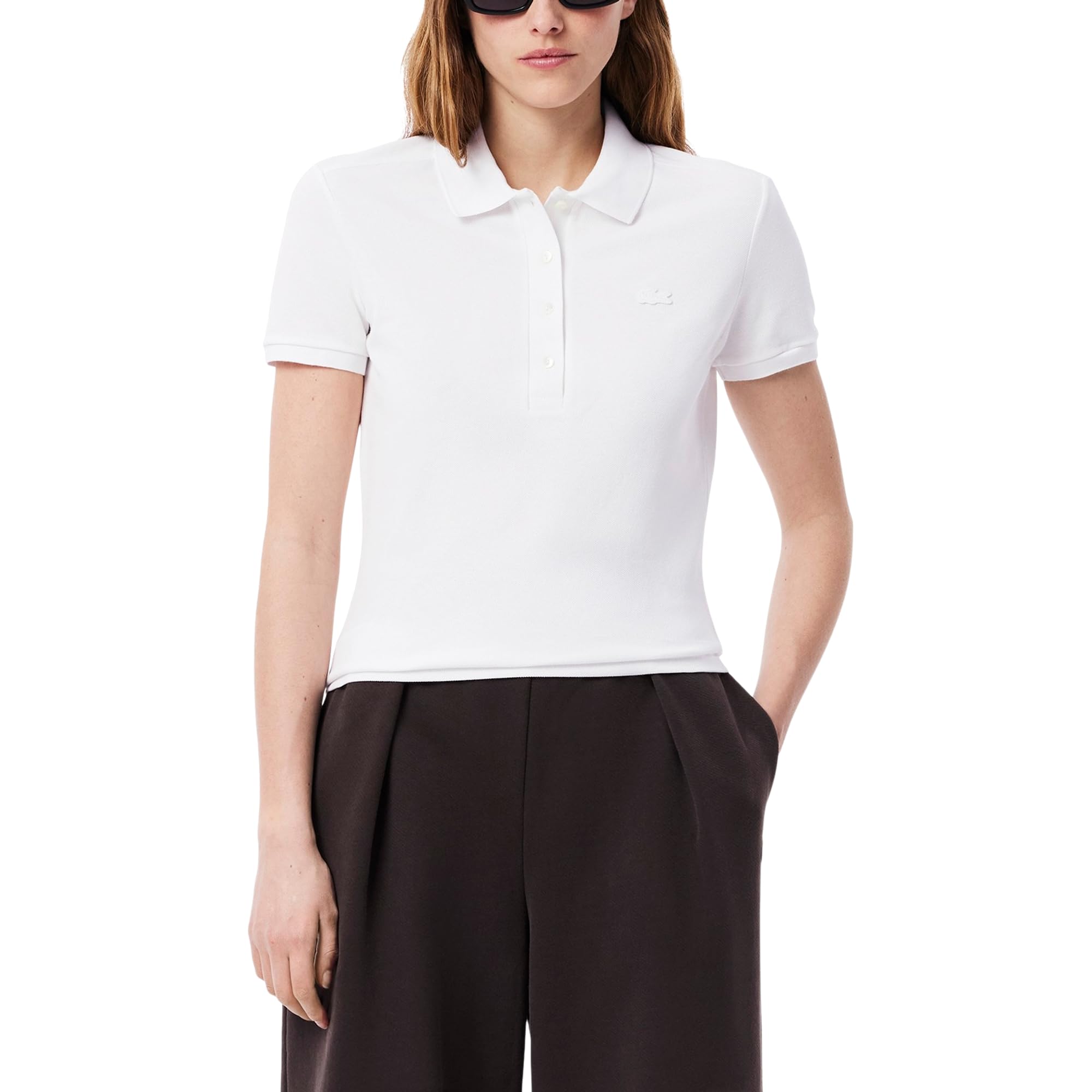 

                                                    Lacoste WomensL.12.D Slim Fit Stretch Mini Pique P