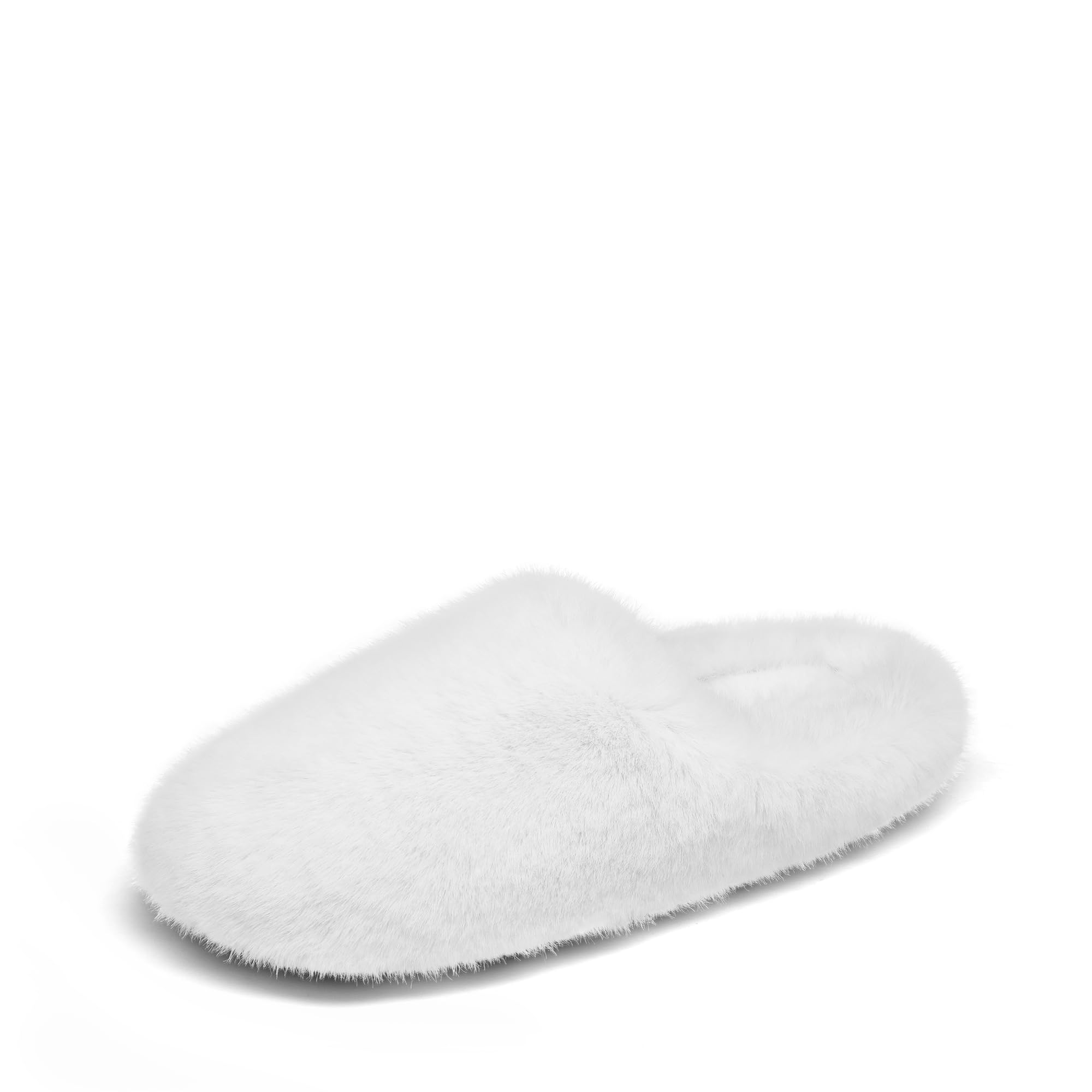 DREAM PAIRS Womens Plush Fuzzy Slip on Indoor Outdoor Winter House Slippers