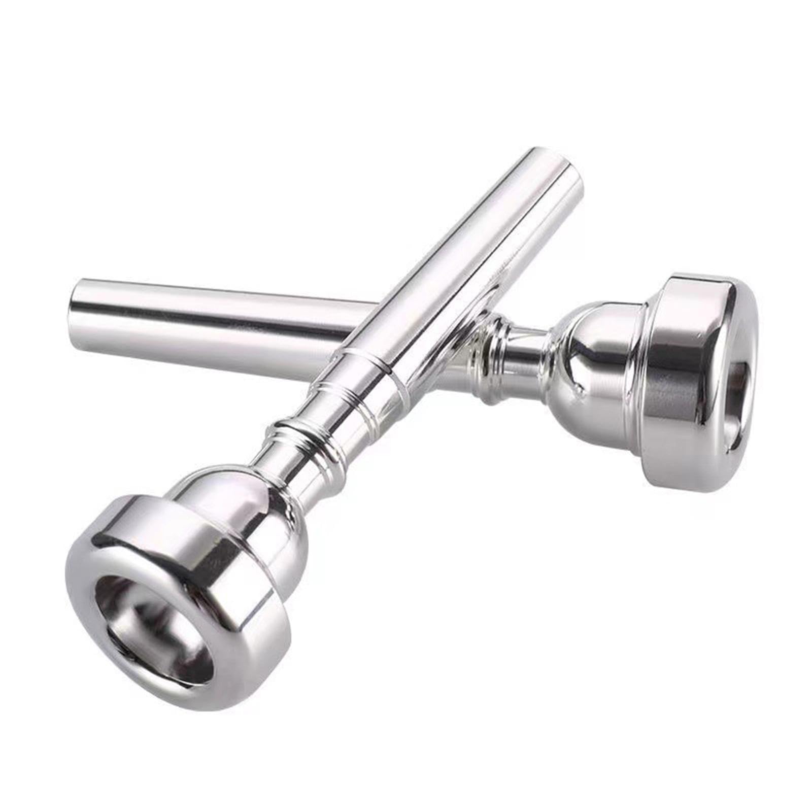 Set di per Tromba Da 3 Pezzi, 7C, 5C, 3C, Set di per Tromba, Parti Musicali, per Professionisti, Principianti, per Musicisti, Argento