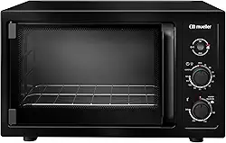 Forno Elétrico de bancada Mueller 50 litros com Grill MFB50B 127V Preto