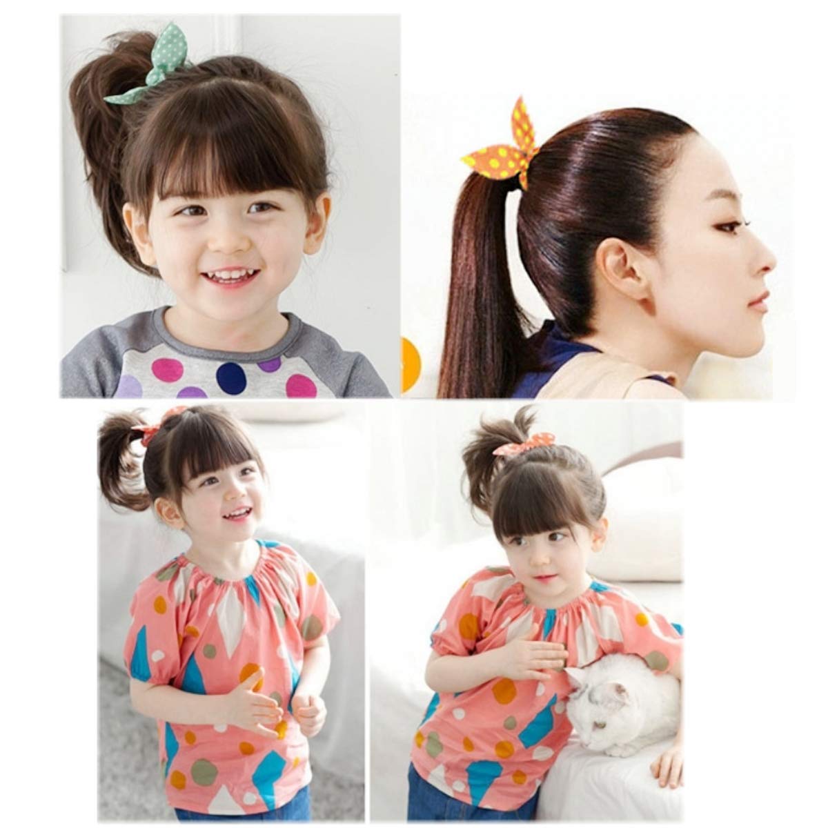 JEXOWIQ elastique chouchou - 50 pcs Pince Cheveux Fille,Lapin Oreille Cheveux de Corde Élastique Oreilles de Lapin Bande pour Bébé Nouveau-né Petite JEXOWIQ elastique chouchou - 50 pcs Pince Cheveux Fille,Lapin Oreille Cheveux de Corde Élastique Oreilles de Lapin Bande pour Bébé Nouveau-né Petite