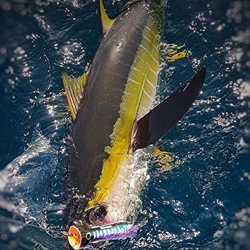 Miniatura 3 de Colección de Señuelos Topwater Popper Nomad Design Chug Norris  Señuelo Flotante para Pesca en Superficie de Agua Salada en Alta Mar - Cuerpo