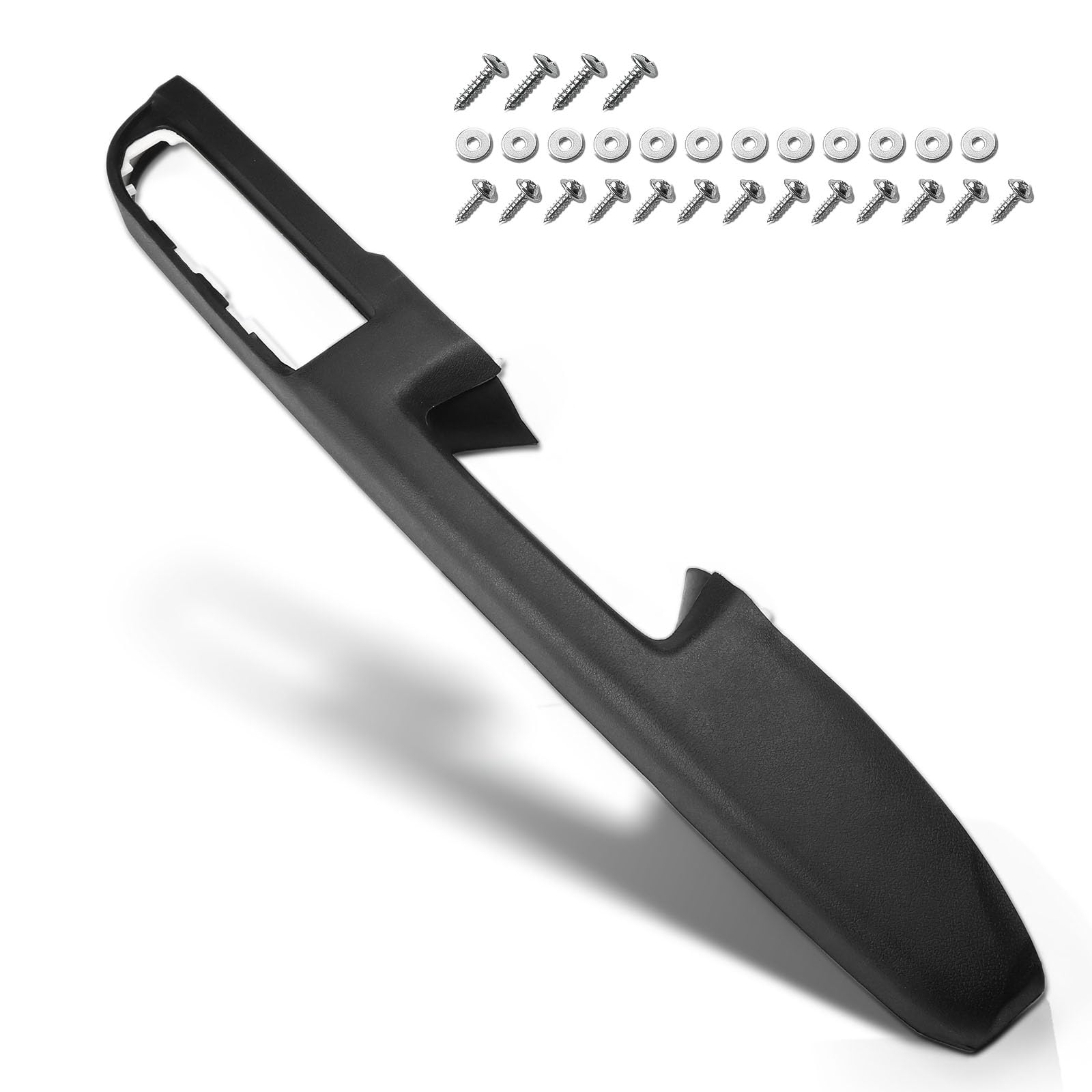 80994 Front Right Passenger Side Armrest Repair Kit Fit for Chevy Silverado Suburban Tahoe Avalanche For GMC Sierra Yukon 2010-2014 Door Panel with Release Handle Above Armrest - Black - GM# 84127325