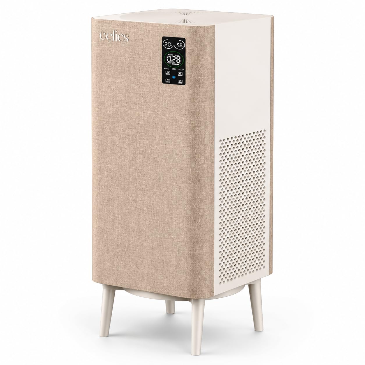 Planet Series Smart Air Purifier | 6-Stage Advanced Filtration with True HEPA-13, UV-C & Ionizer | Covers Up to 2400 Sq Ft, PM2.5 AQI Display | Alexa & Google Assistant | Remote Control (Cream)-image-47