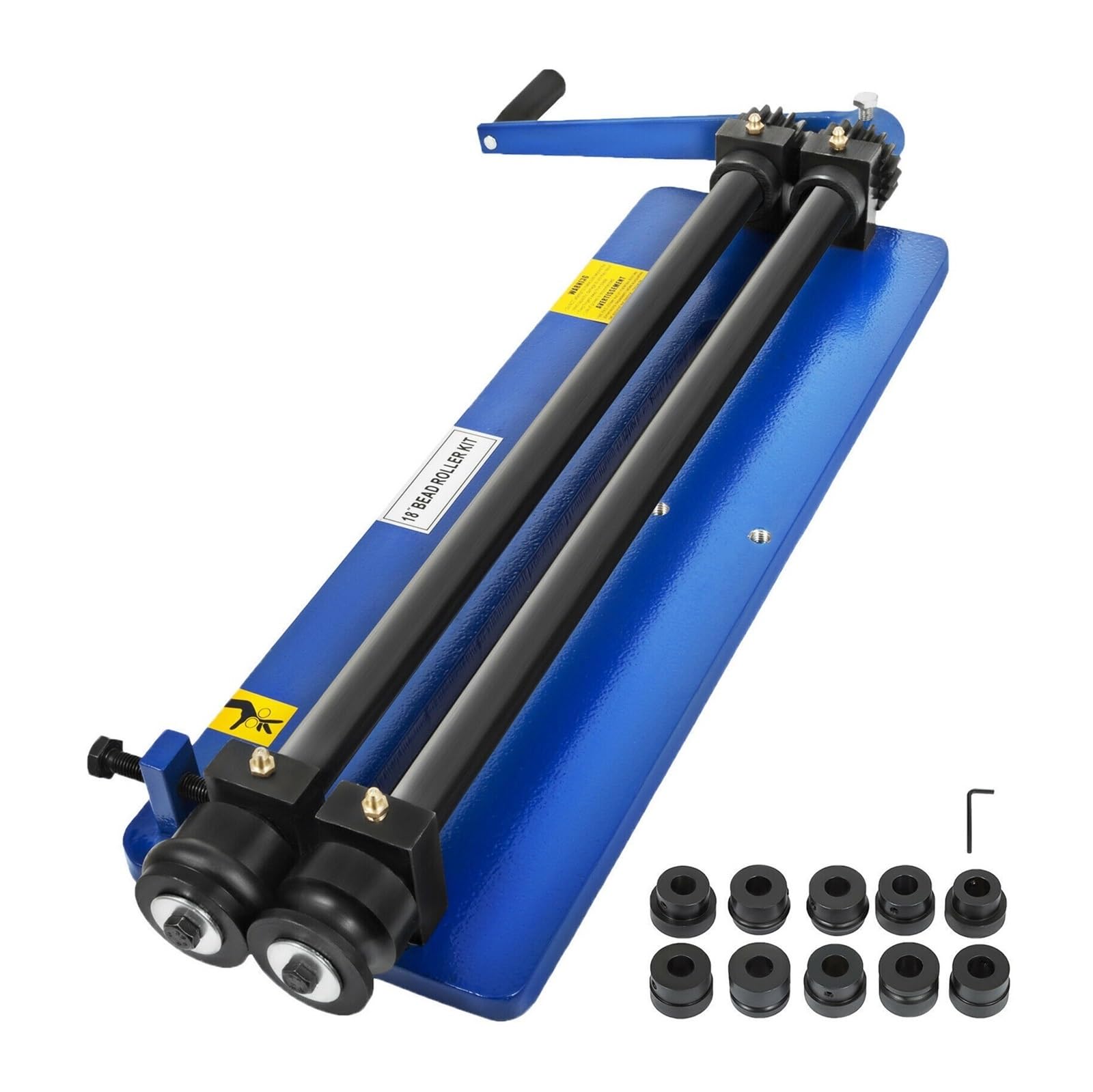 Heavy Duty obrotowa maszyna do kształtowania koralik Roller 460mm 18 "1.2mm 6 zestawów rolek Roller Roller do warsztatu narzędzia dla majsterkowiczów
