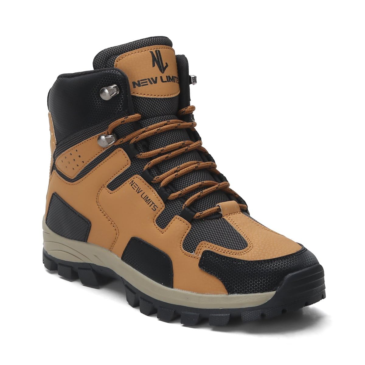nl new limits Adventure Trekking and Hiking Boots for Men(Black, 6)-picture-11