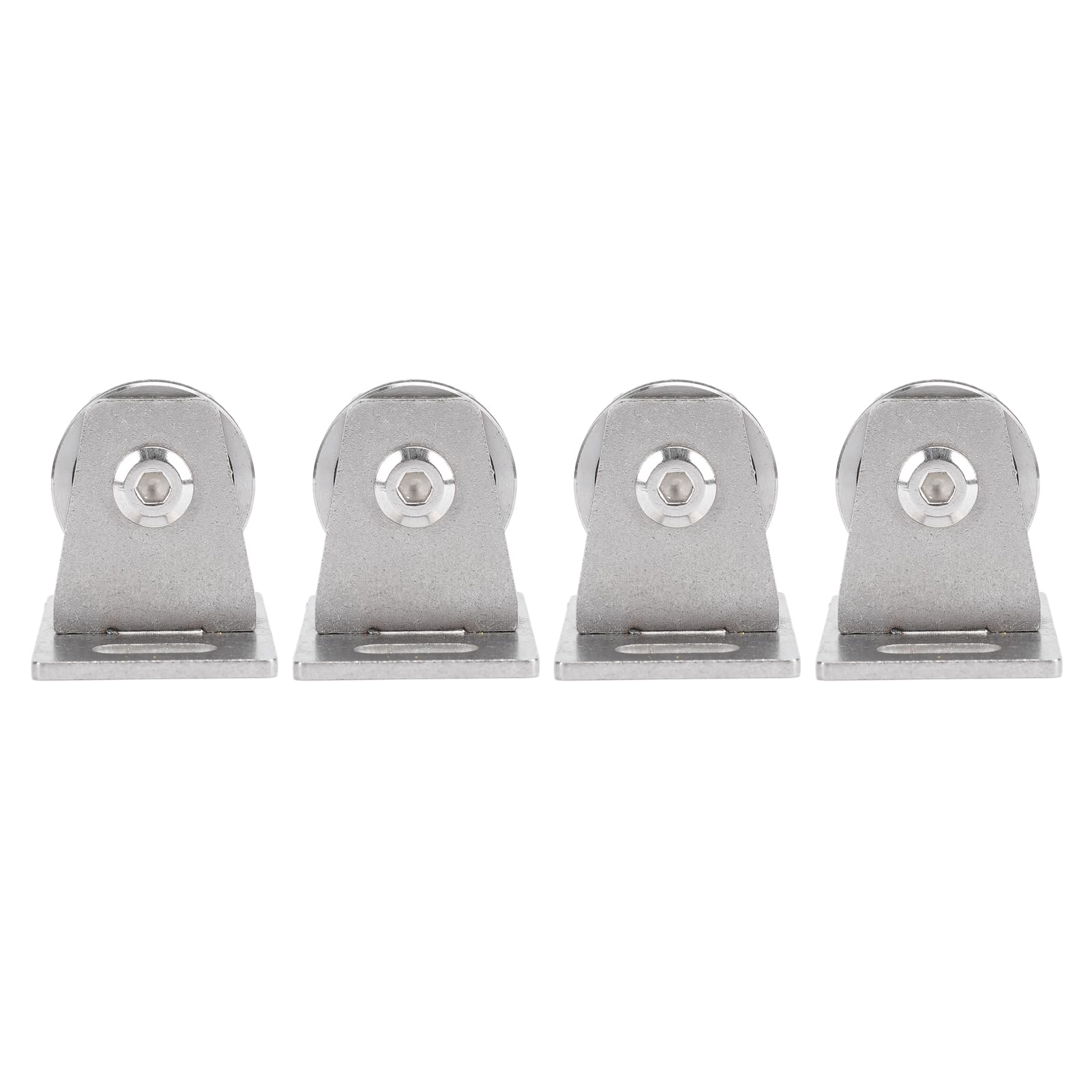 Fixed Pulley Single Silent Dual Bearings Carbon Steel 330lb Load Bearing Wall Mounted Lifting Pulley Block, Easy Installation for DIY Home Fitness Equipment