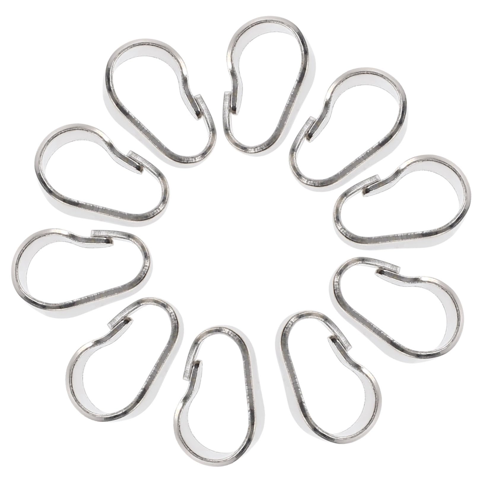 SEWACC 30stücke Schmuck Verschlüsse Silberfarbene Verbindungselemente Für Für Halsketten Armbänder Und Schlüsselanhänger Robuste Und Langlebige Designs Für Kreative