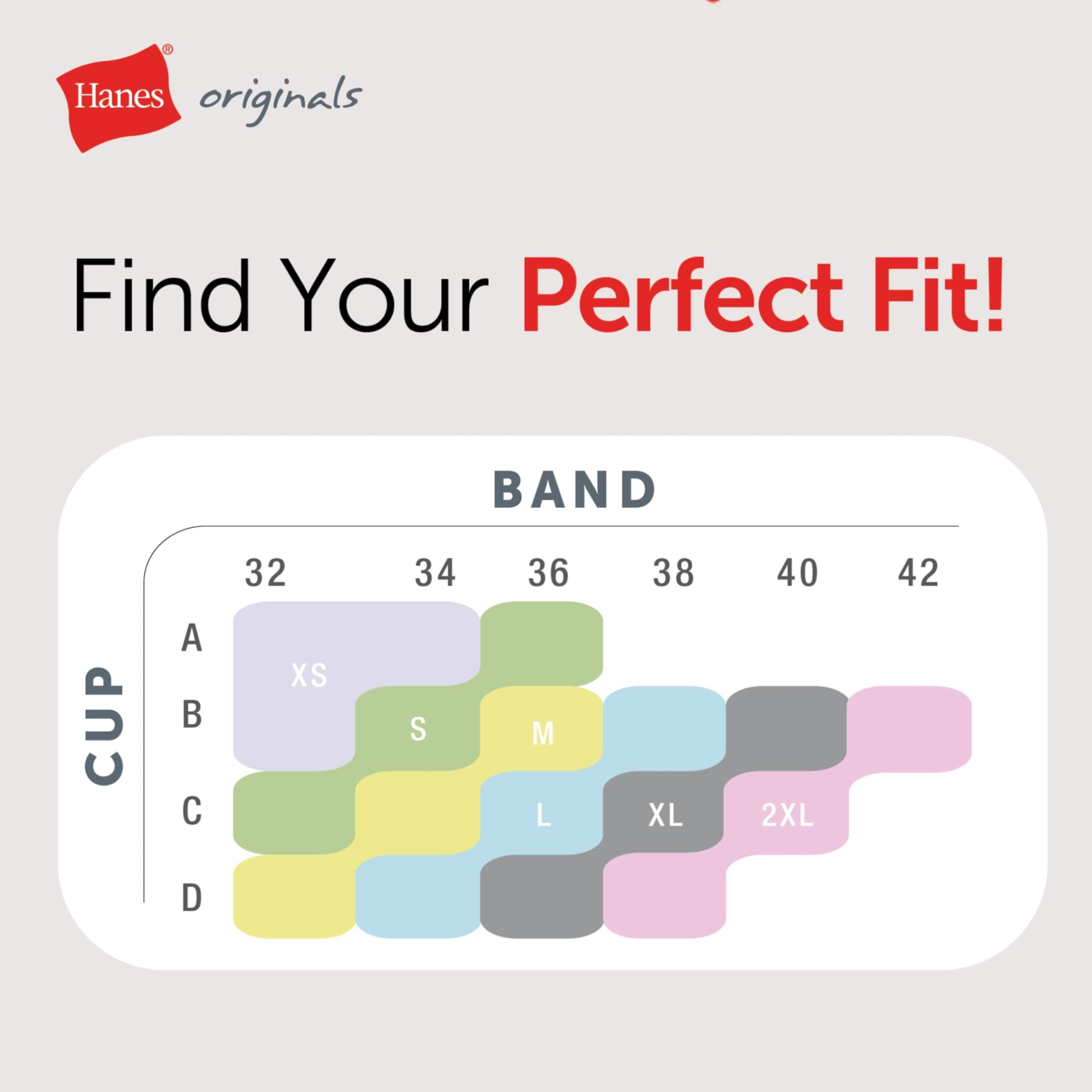 Hanes Women's Triangle Bralette Pack, 2-Pack, Originals Breathable Stretch Cotton Bras for Women, Wireless Bra: Twill Plaid Print/Grasslands Green XX-Large