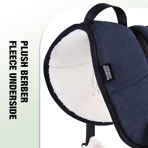 Miniatura 10 de Harrison Howard Almohadilla ecuestre para montar a caballo Almohadilla Bareback Pad con circunferencia