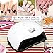 UV LED Nail Lamp Dryer for Gel Polish, Gustala 54W Gel Nail Lamps with 36 Dual Light Source LEDs, 4 Timer Setting Nail Light Fingernail Polish Art Professional