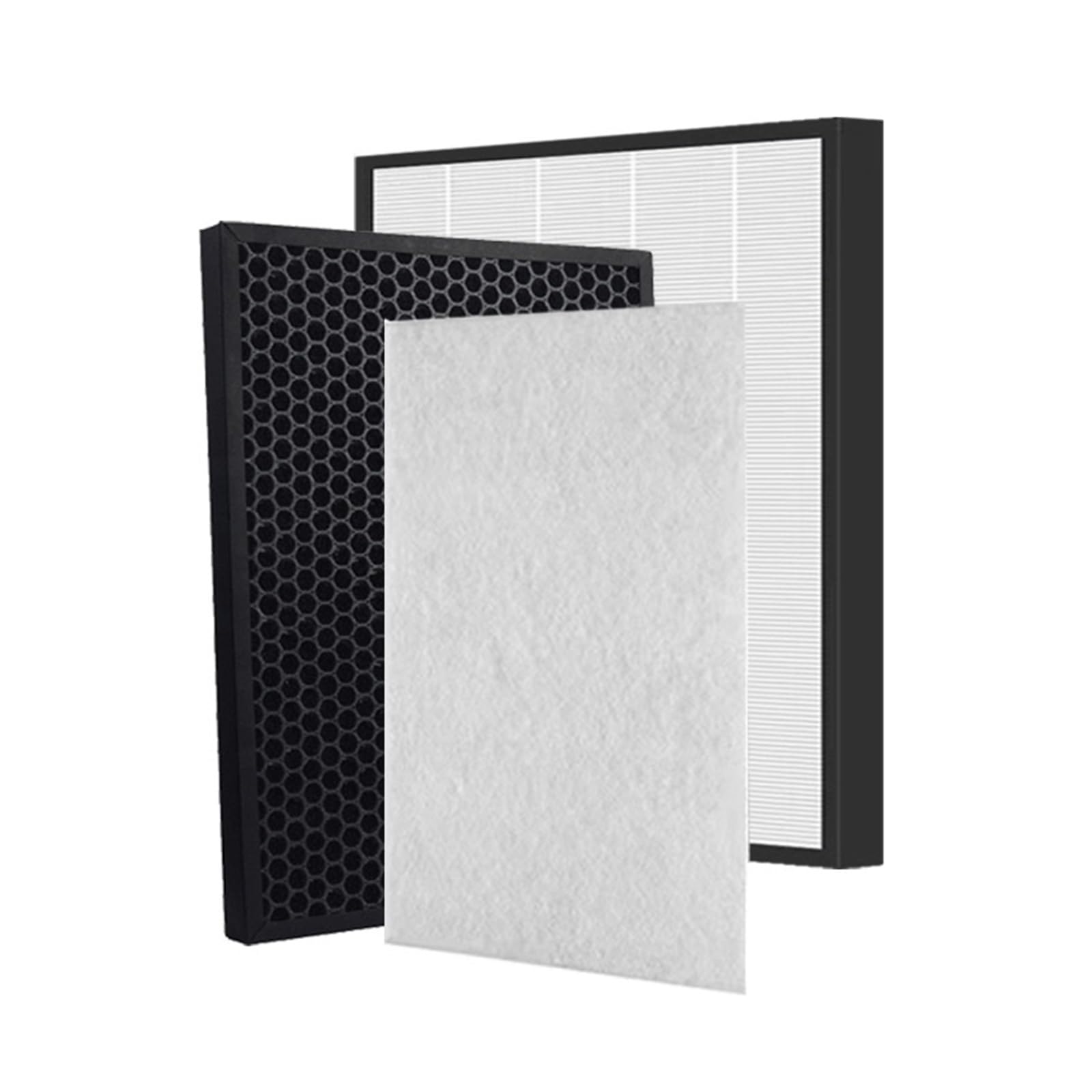 Reemplazo Del Cartucho De Filtro Purificador De Aire, Compatible Con Sharp | For FZ-D60HFE FZ-D60DFE KC-D60EUW KC-G60EUW, Filtración Multicapa(Set3)