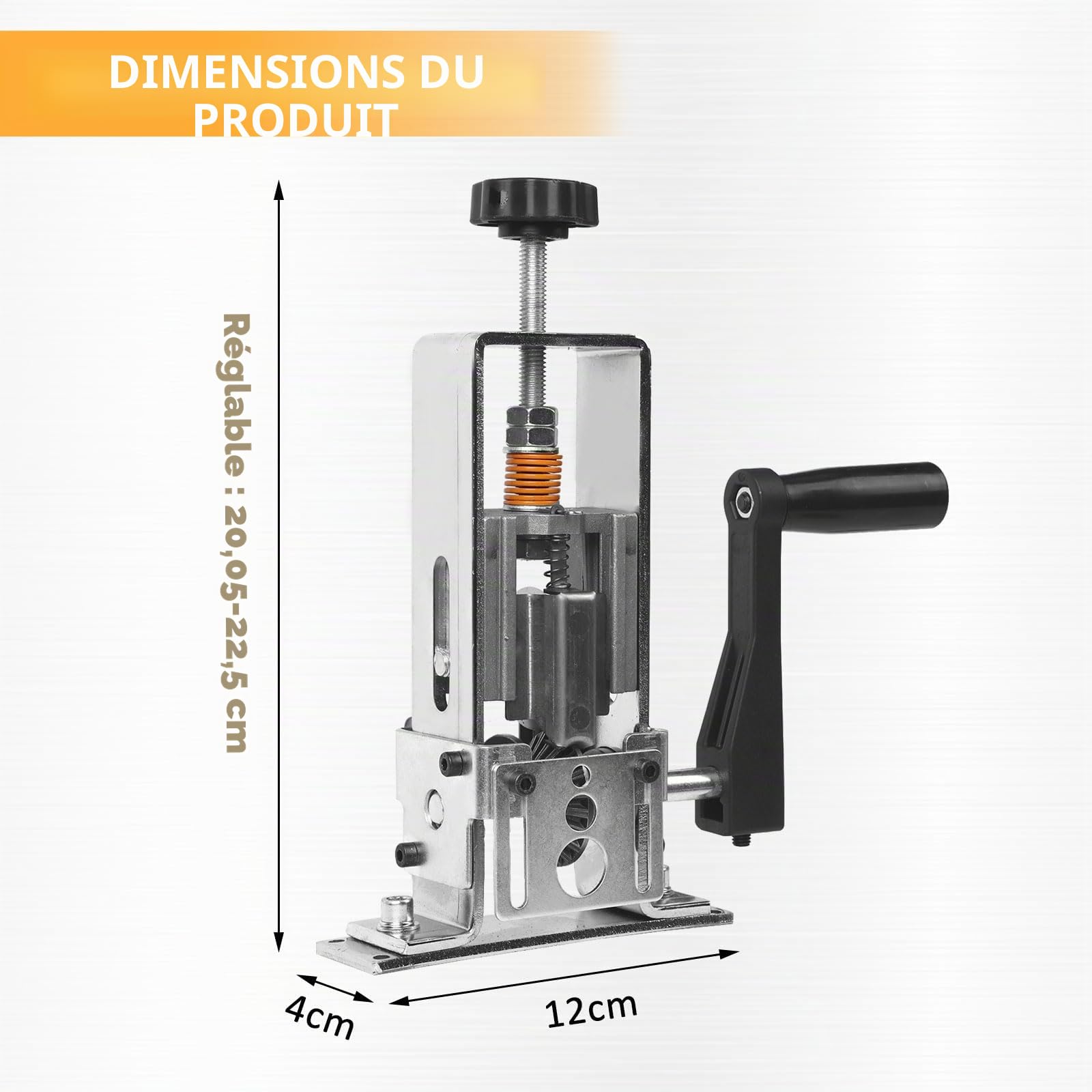 Automatique Denudeur de Cable Electrique, Machine a Denuder le Cuivre, 1-25 mm Machine a Denuder le Cuivre Réglage avec 6 Canaux et 5 Lames, Outil à Dénuder Déchets Câbles pour Recyclage Des Fils