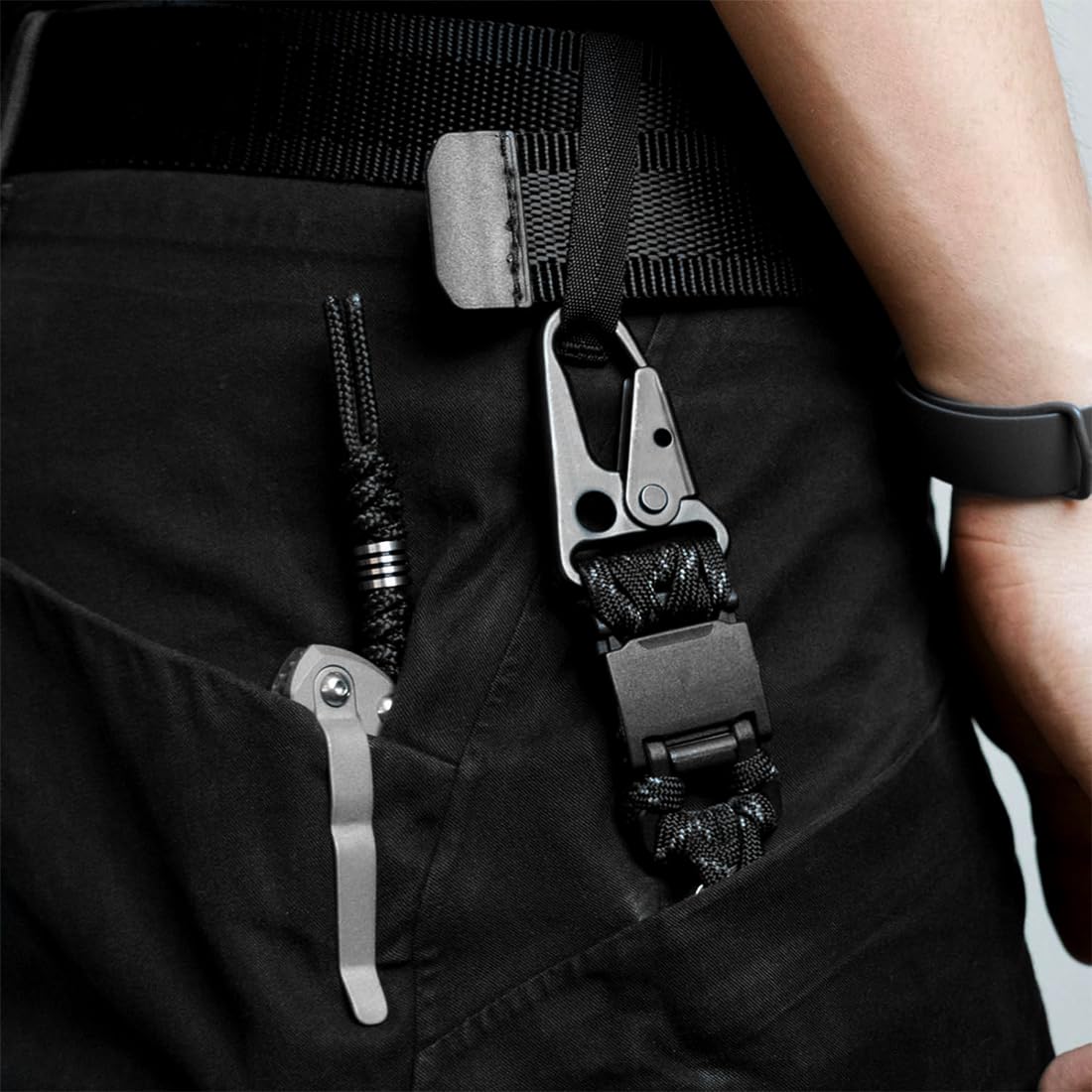 10 Moschettoni Tattici In Lega Di Zinco - Per Outdoor E Attività - Foto 4