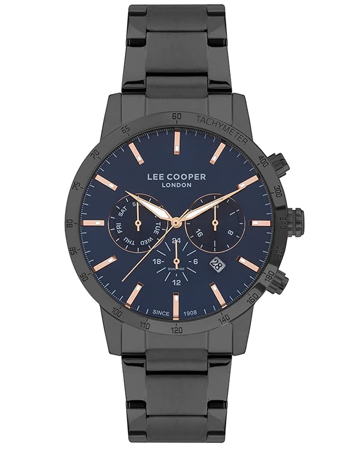 Lee Cooper Men's Multi Function Silver Dial Watch - Lc07365.330