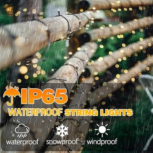 Albelt SSLGW Super-Long 2-Pack Each 85Ft Solar String Lights Outdoor, 480 Led Extra-Bright Solar Christmas Lights Outdoor, Waterproof Green Wire 8 Modes Solar Lights For Outside Garden Decorations  thumb #1