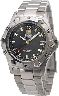 現金特価 エルジンelgin クロノクロノクオーツメンズ腕時計時計fk1418s Bl 時計 ブルーリコメン堂ファッション館 人気ショップが最安値挑戦