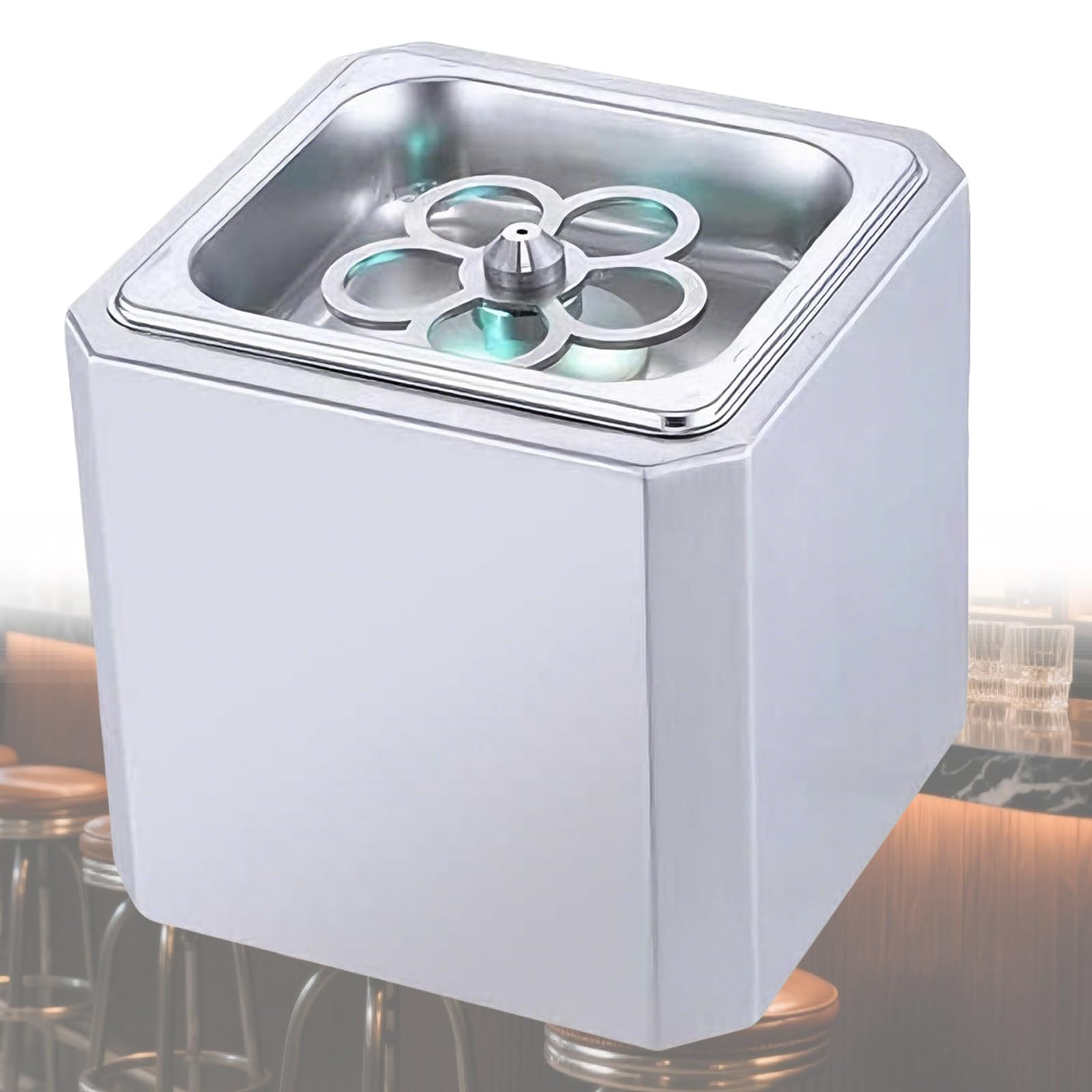 Refrigeratore per Bicchieri CO2 per Bar/Pub, Raffredda i Bicchieri in Secondi, glassatura in 6 Secondi, Collegamento a bombola CO2, per baristi Professionisti