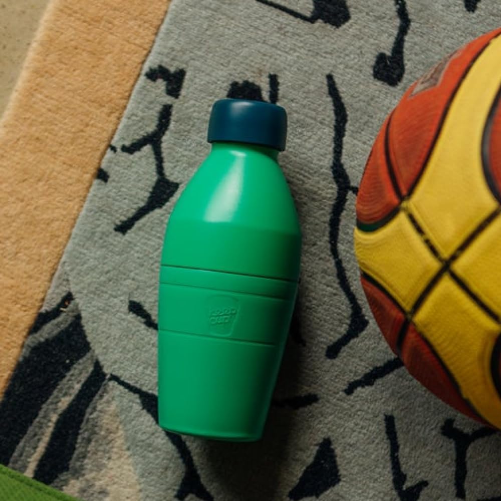 KeepCup Thermal Stainless Steel Water Bottle | Vacuum Insulated Travel Coffee Thermos Cup with Spill Proof Lid | Large | 22 oz / 660ml | Viridian