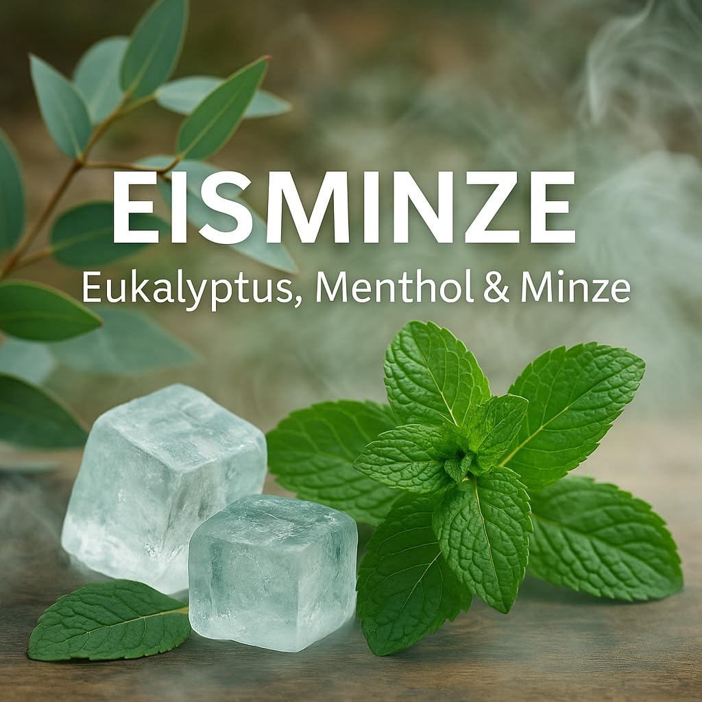 Dufte Momente Saunaaufguss-Konzentrat Eisminze – 3 Liter – intensiv frisch & kühlend – konzentriert & ergiebig – zertifizierte Profi-Qualität – vegan & Made in Germany