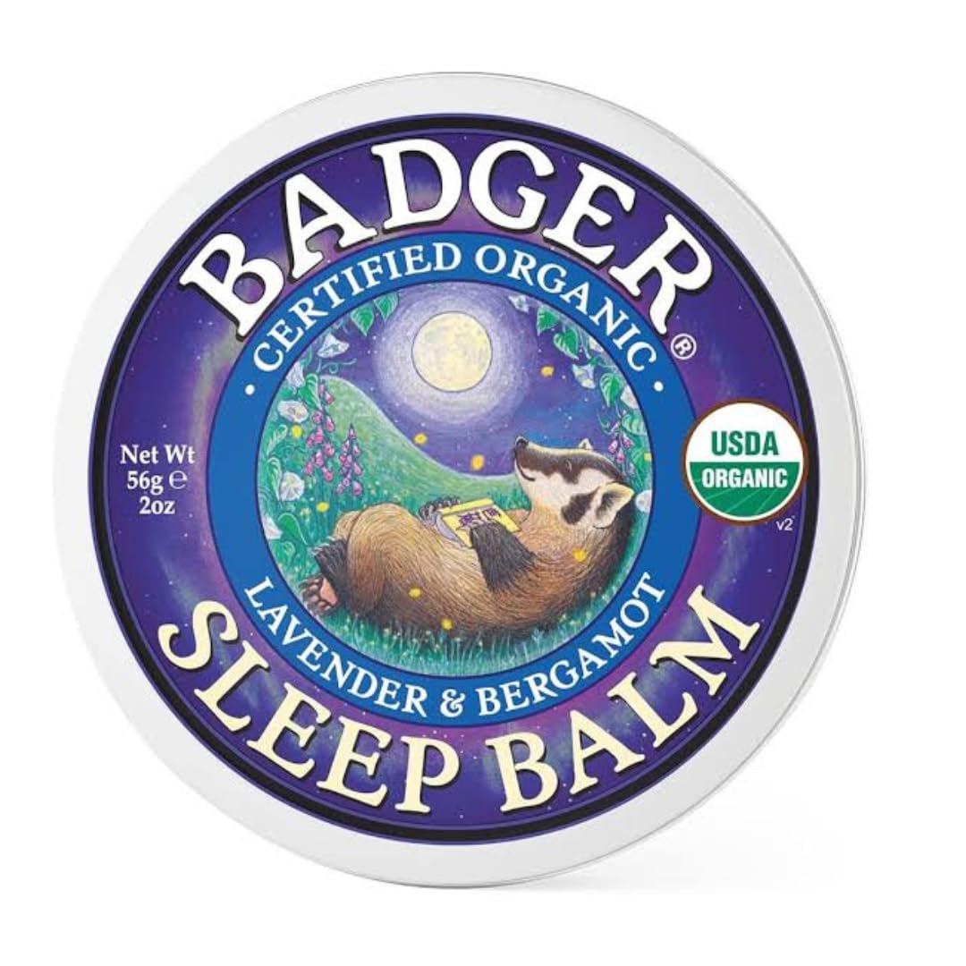 – Sleep Balm | Natural Aromatic Sleep Aid | Sleep Care With Lavender and Bergamot Essential Oils | Calms The Mind & Relieves Stress | Cruelty & Gluten-Free (56g)