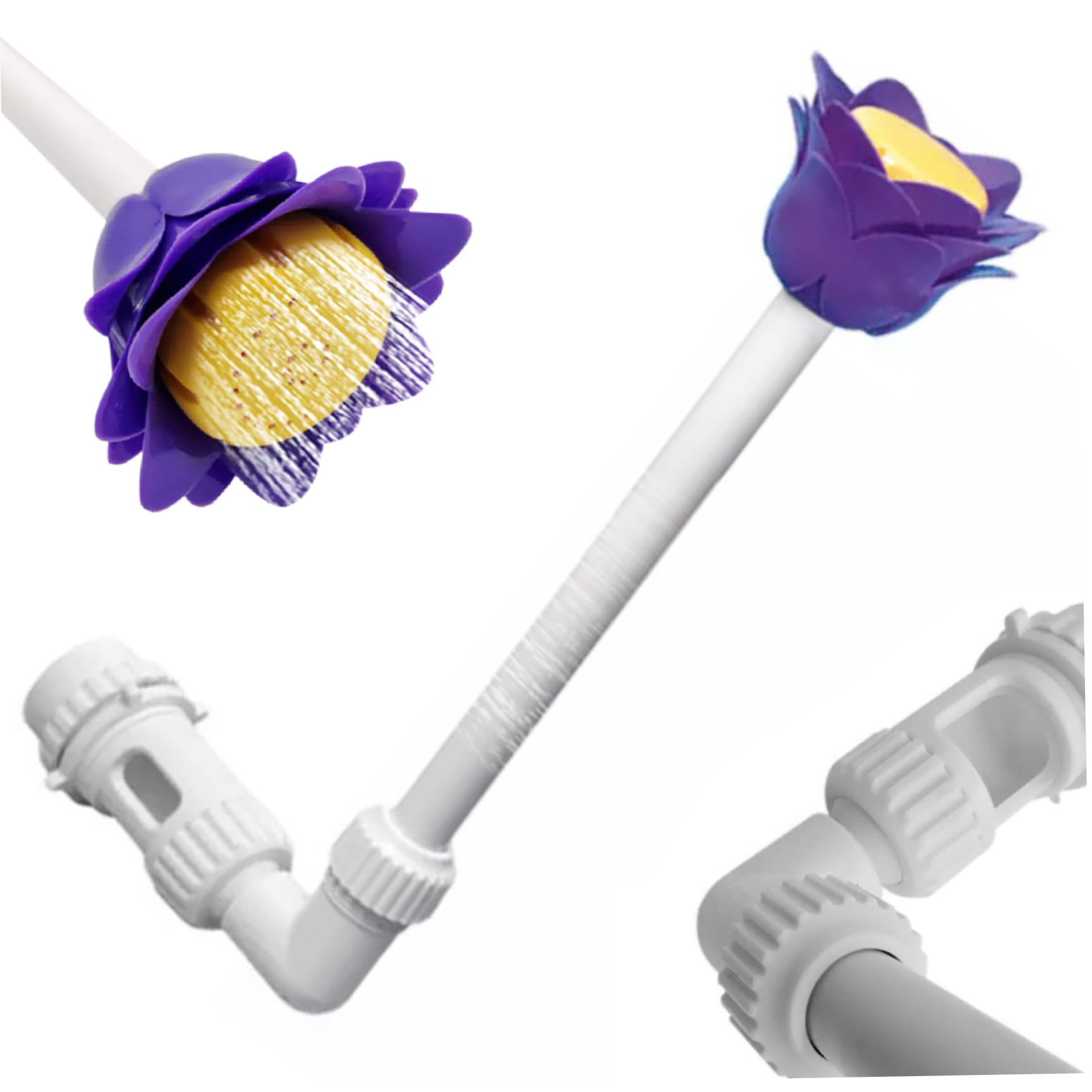 Fontaines de piscine à double fil en forme de fleur décorative