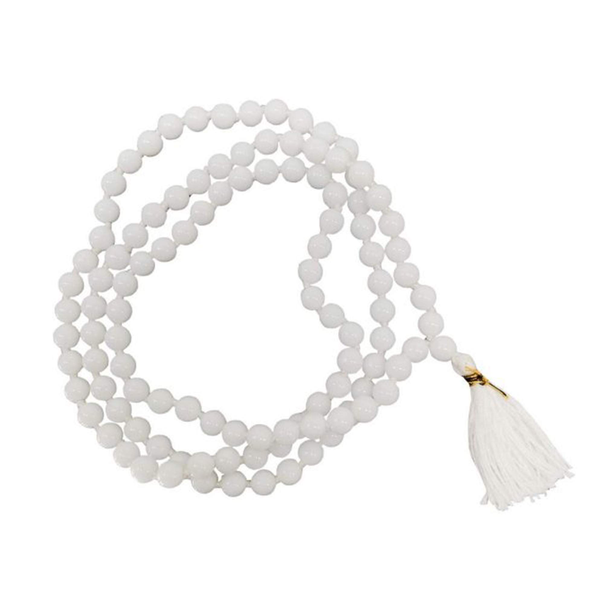 Wonder Care - Holy Beads Natural Original Necklace Semi-Precious Gemstone for Rosary Mala Healing & Meditation Mala