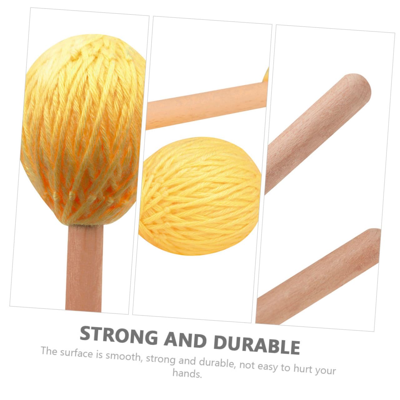 ibasenice 6piezas Mallets De Marimba Arce Premium De Accesorios De Percusión Para Principiantes y Profesionales Herramienta y Resistente Para Instrumentos De Percusión