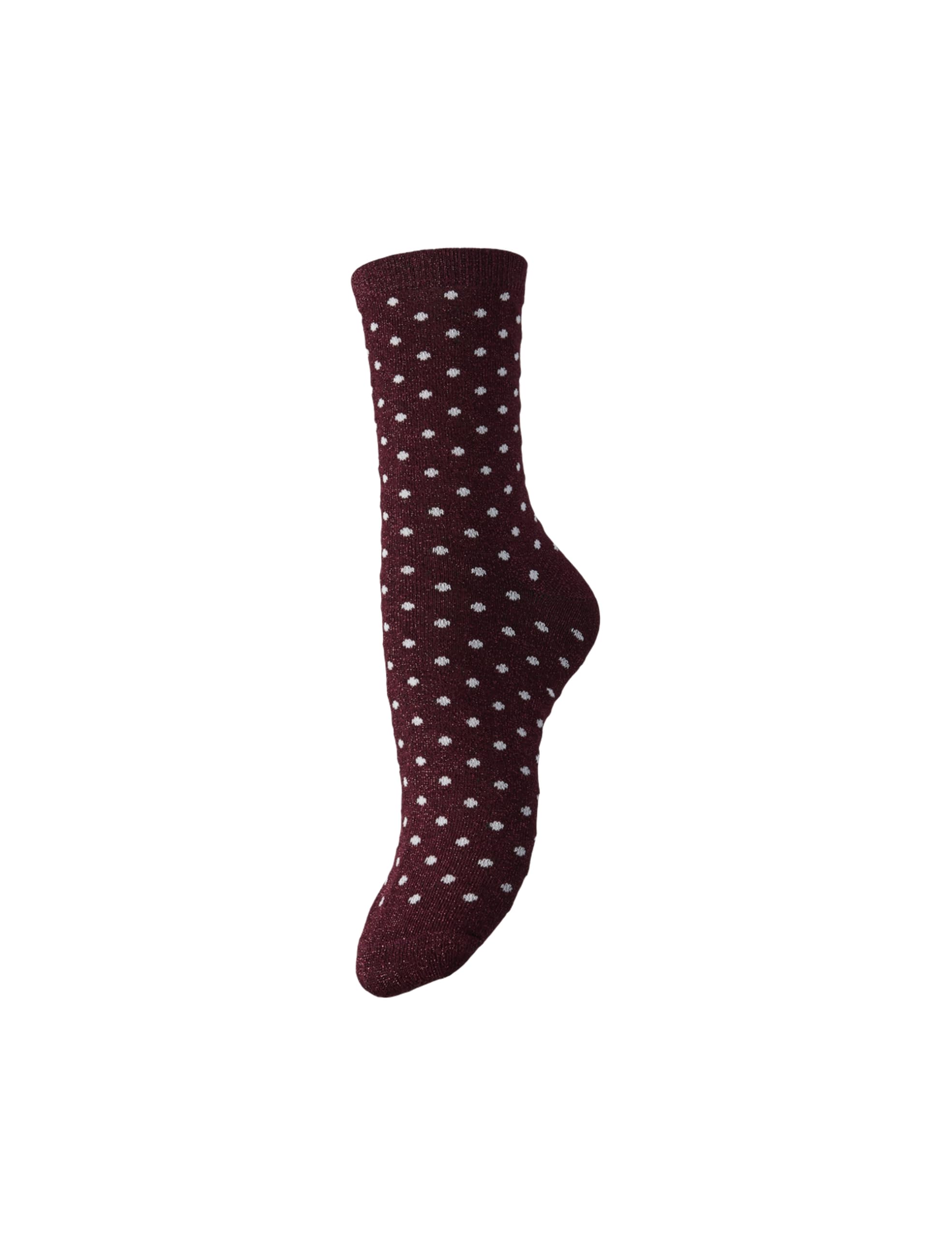 PIECES Pcsebby Glitter Long Pattern Noos Bc, Tawny Port, One Size
