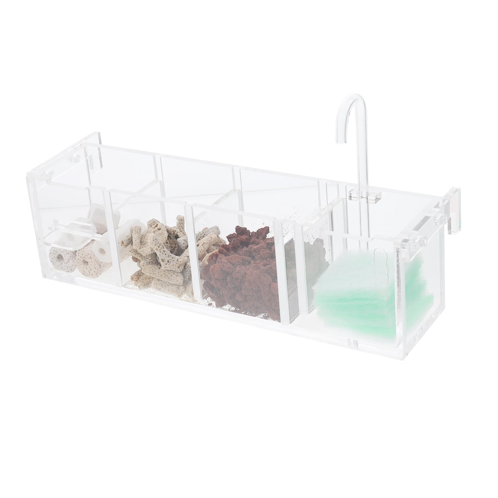 DOITOOL 1juego Filtro Transparente para Acuario Caja De Purificación De Agua Externa Silenciosa para Peceras De Hogar y Tienda Sin Bomba Efecto De Filtración Superior y Materiales