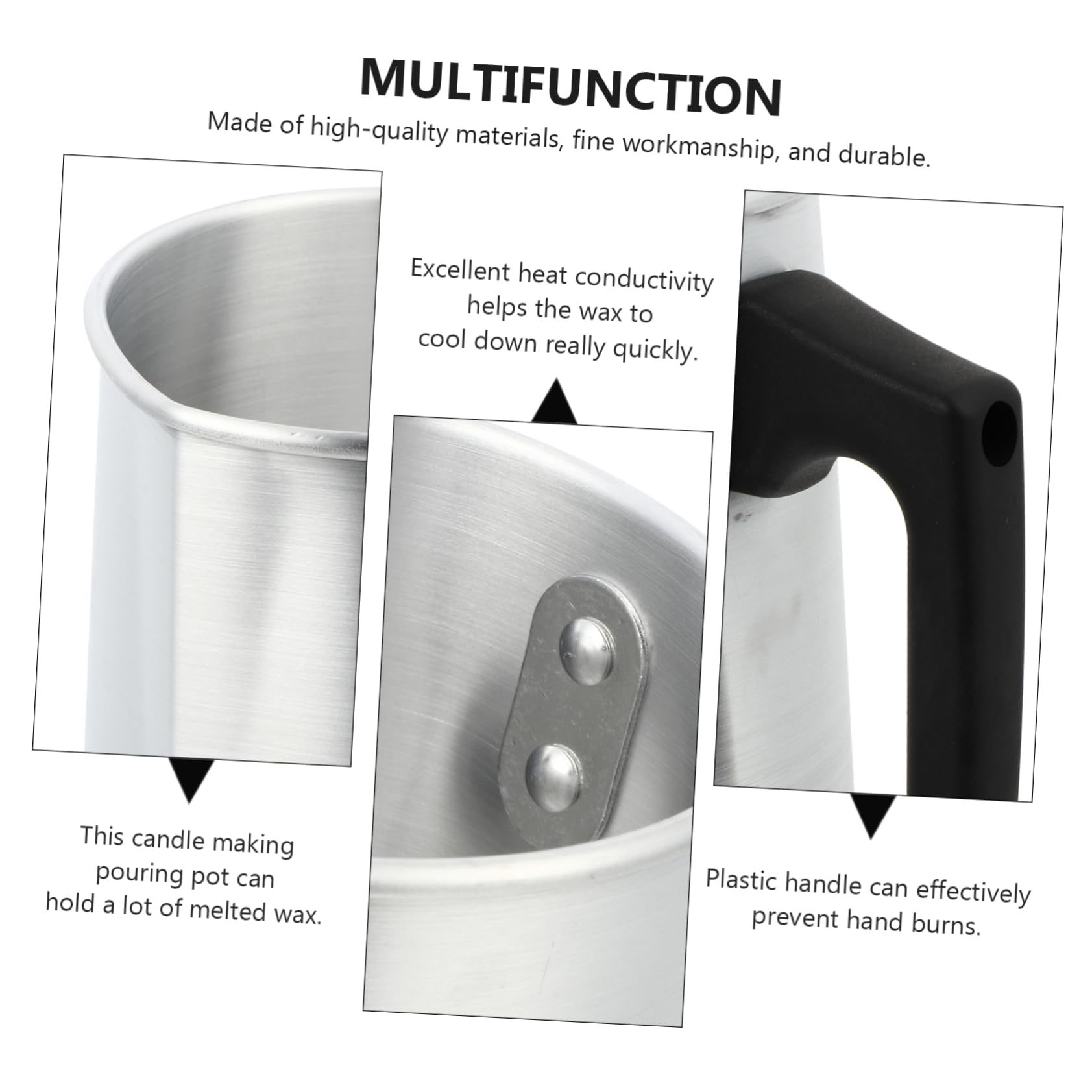 ARTIBETTER Candle Making Supplies Kit Wax Melting Cup Melting Pot for Candle Makers