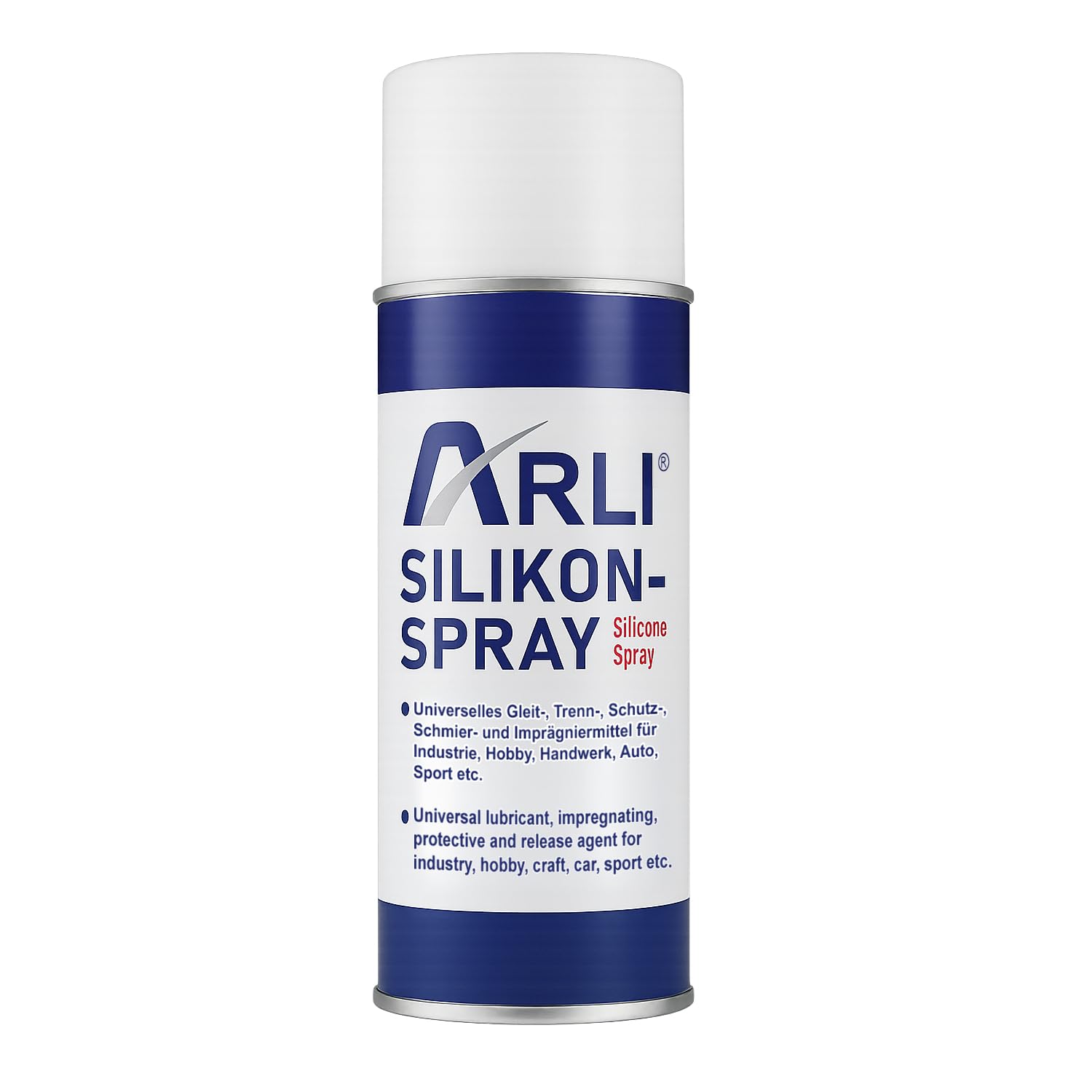 ARLI Silikonspray 12x 400ml Universelles Gleitmittel Trennmittel Schmiermittel Schutzmittel für Kunststoff Holz Metall Gleitspray Pflegemittel Automobil Sportgeräte Handwerk Industrie