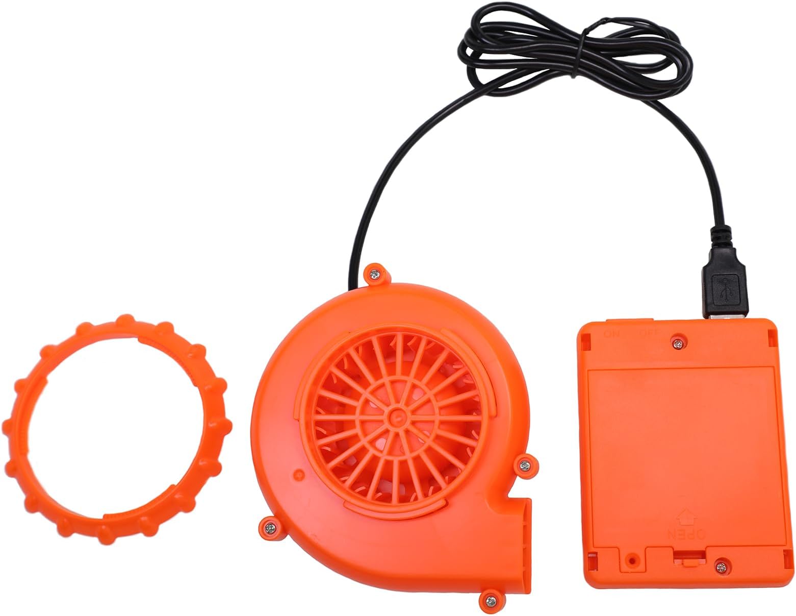 Arokibui Inflatable Costume Fan Replacement Blow up Battery Pack for Inflatable Costume Mini Fan Blower Inflatable Blower Fan Replacement for Costume Doll Mascot Head or Other Inflatable Game Clothing