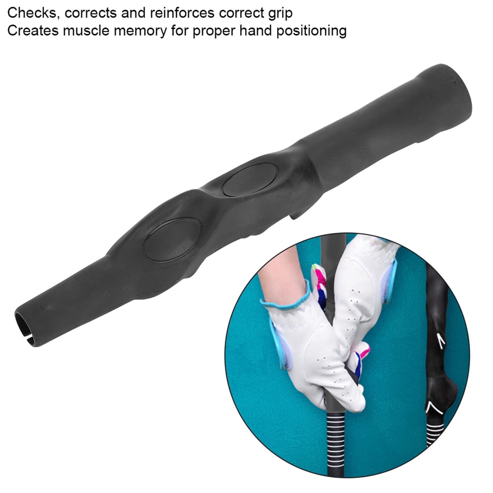 Joyzan Golf Club Training Grip, Swing Correct Hand Practice Aid Position Grasp Trainer Learn Posture Attachment Improving Positioning LH Practice Placement Accessories for Woman Beginner Kids