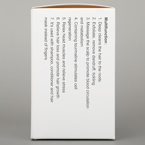 Miniatura 3 de FREATECH Cepillo masajeador de cuero cabelludo 100% de silicona para el cuidado del cuero cabelludo y el crecimiento del cabello, exfoliante