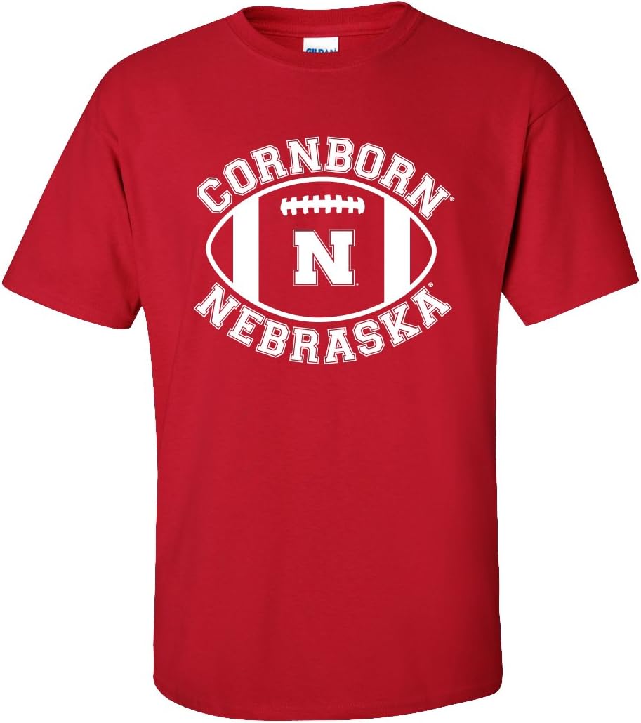 CornBorn Nebraska Cornhuskers Football N Nebraska Football Tee Shirt