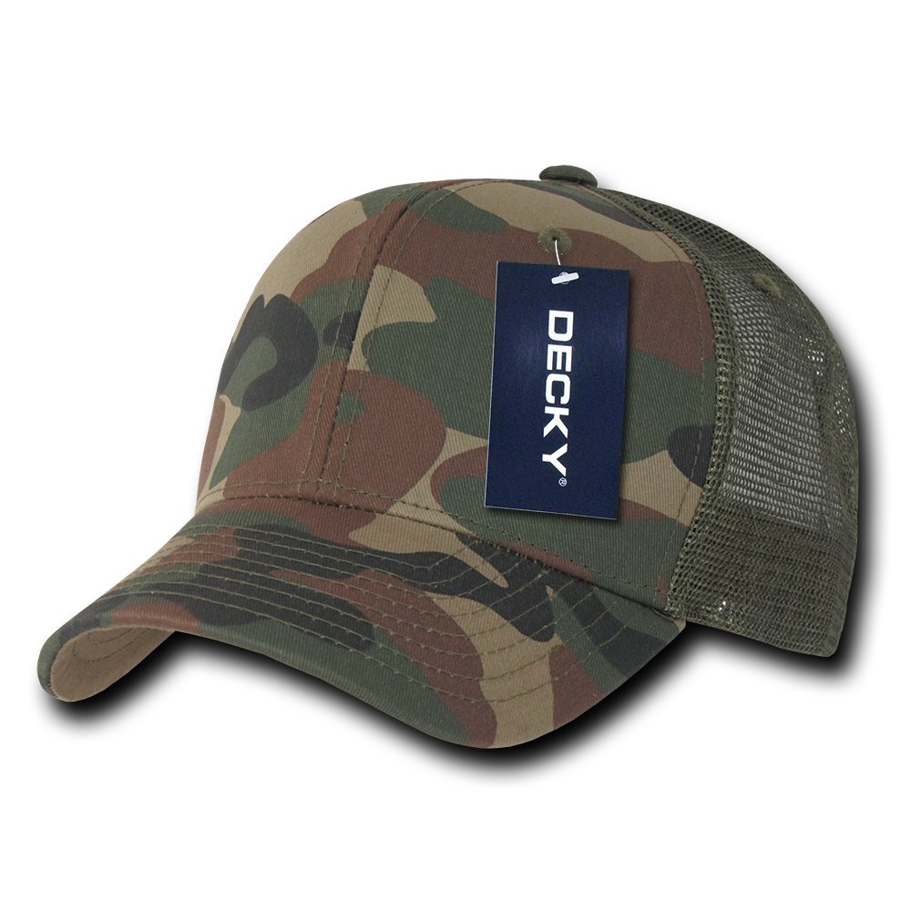 Gorra Decky Cotton Curve Bill Trucker multicolor con visera curva de algodón 6
