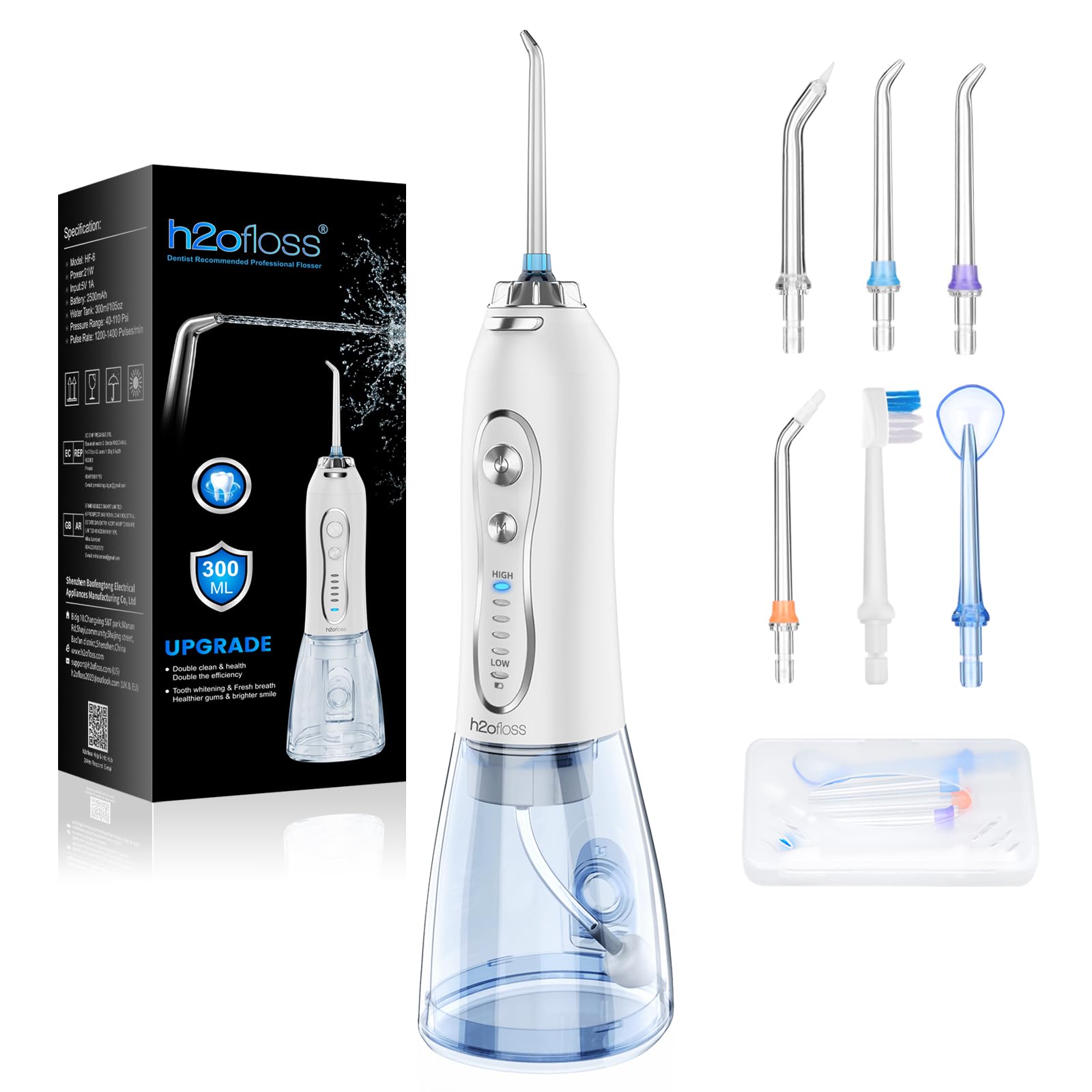 H2ofloss HF-6 Original Water Dental Flosser