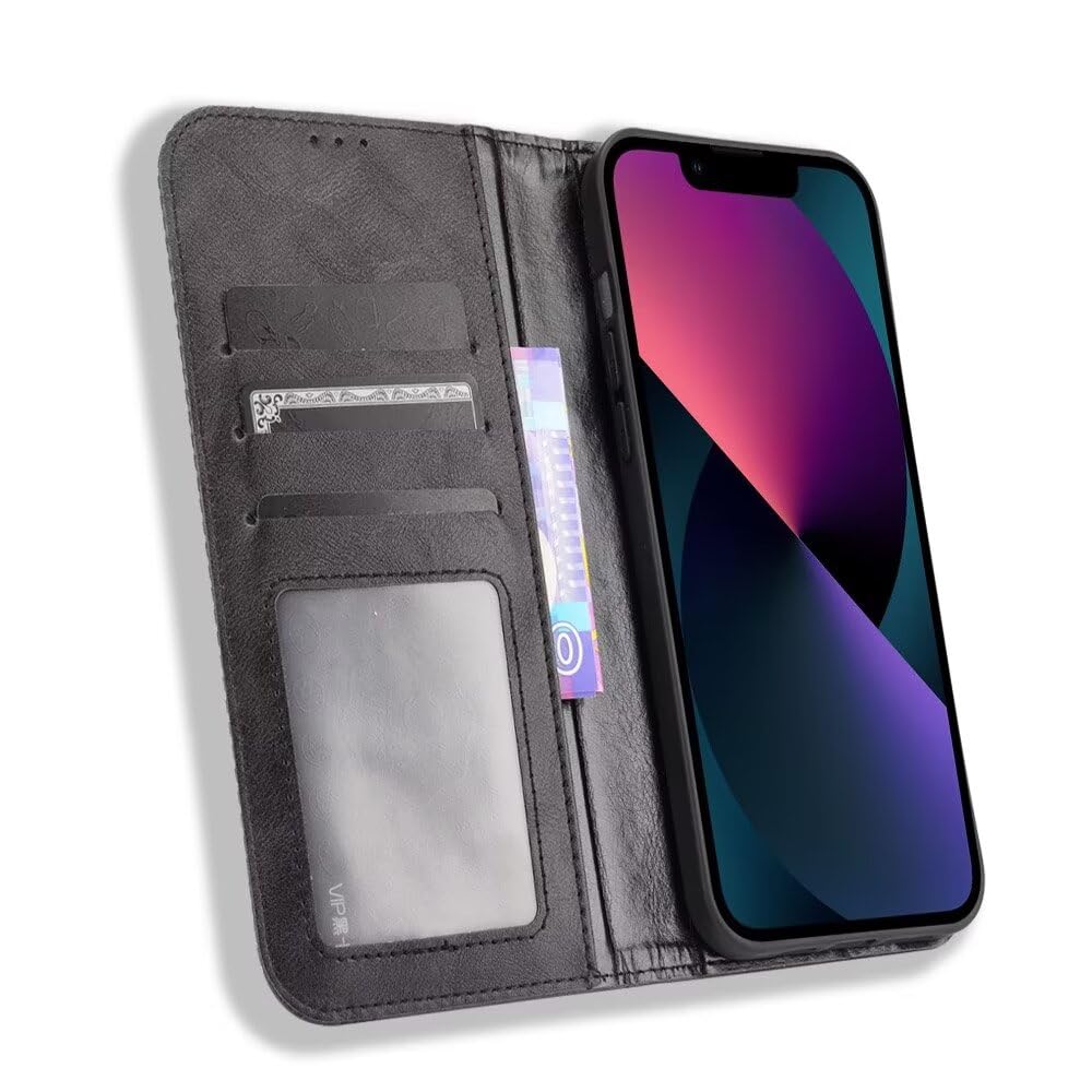 Betterfon Custodia A Portafoglio In Pelle PU Per ZTE Blade A53/A53+ – Rossa, Con Supporto E Tasche Per Carte - 2