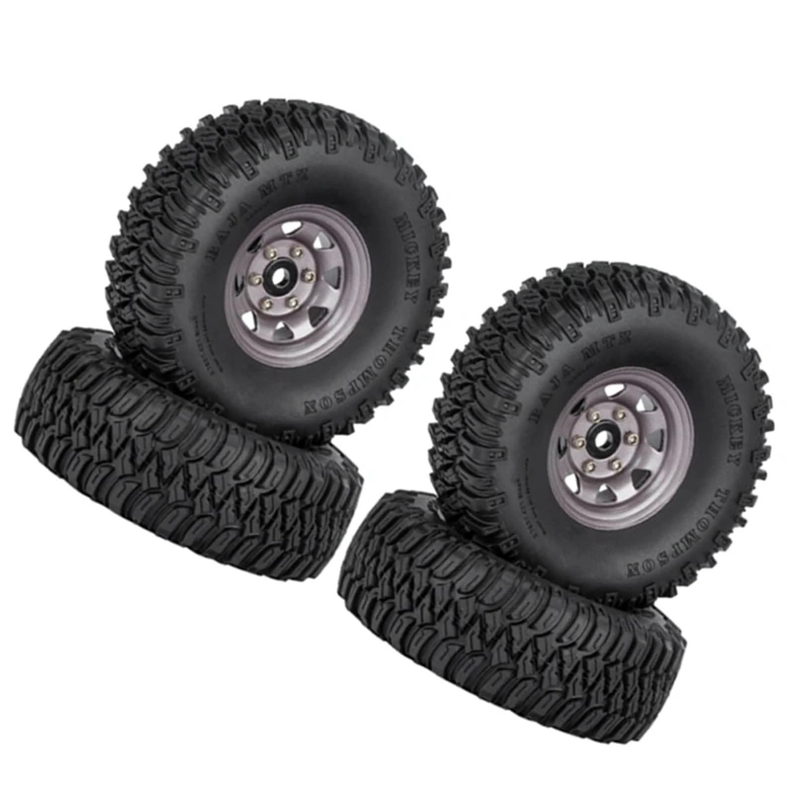 Amazon | 4PCS 1.55メタルビードロックホイールリムタイヤセット