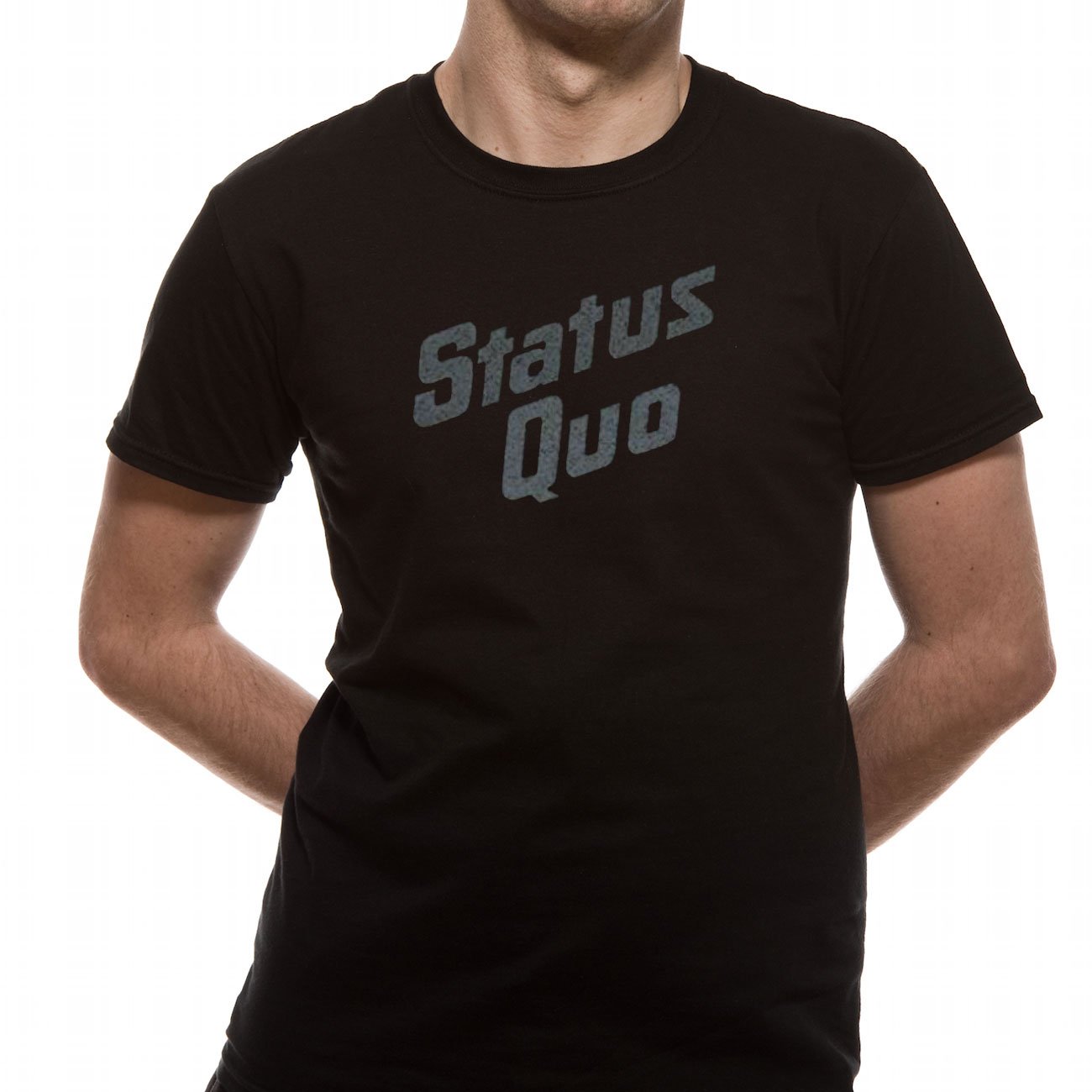 Loud Distribution Men's Black Status Quo Logo T-Shirt Small
