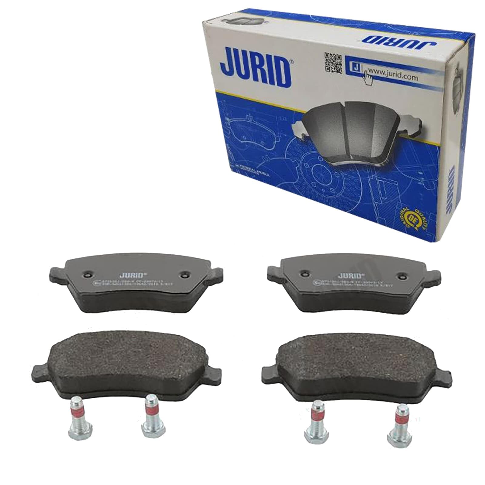 Jurid 573125J Kit de plaquettes de frein, frein à disque