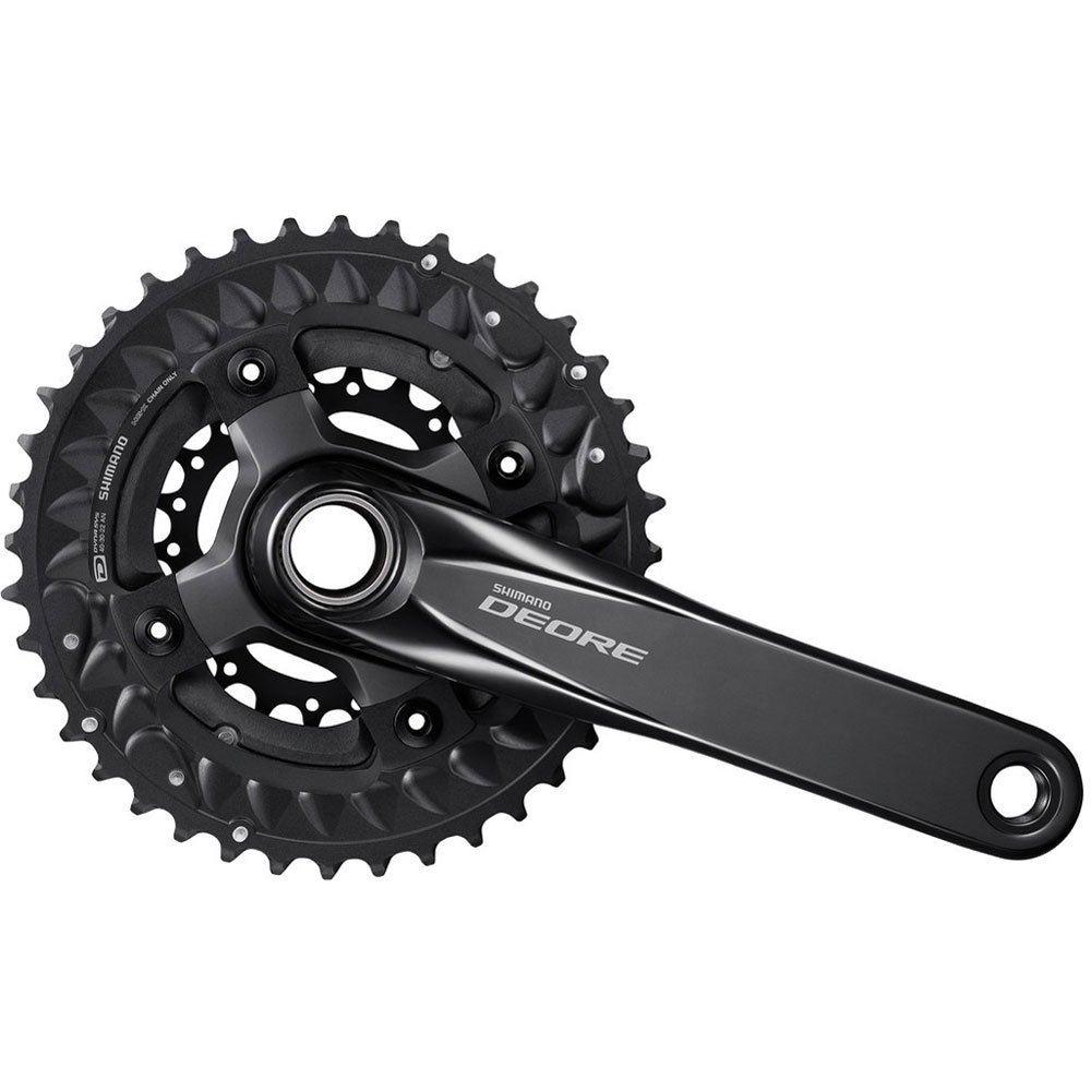 Shimano Deore MTB FC-M6000 Crankset 3x10-speed 40-30-22 Teeth Black 2019 Crank Set