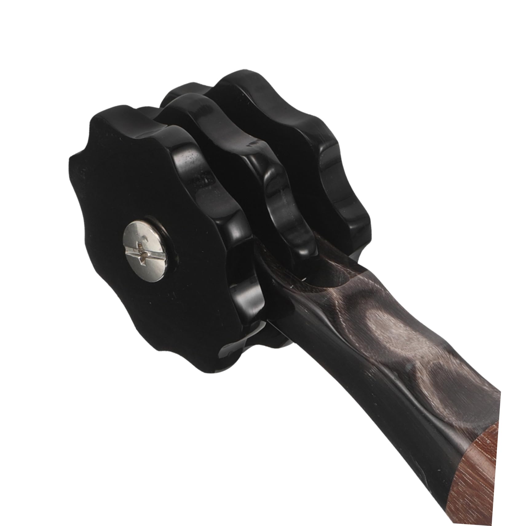 Rullo Massaggiante a Tre Ruote Portatile in Legno Corno | Controllo Manuale, Design Compatto e Leggero, Massaggio Mirato per Relax e Sollievo Dalla Fatica