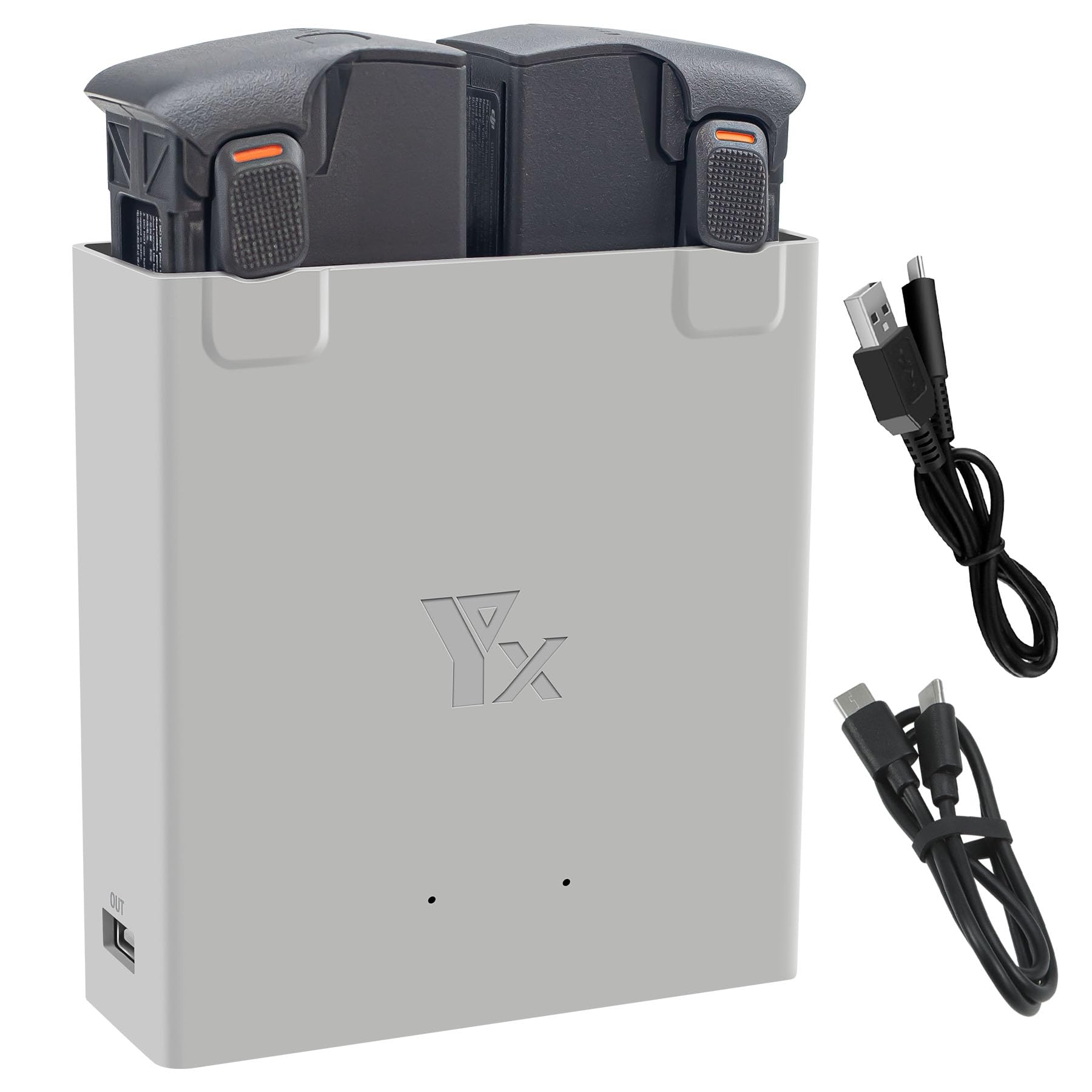 Cargador de batería bidireccional con carga de almacenamiento para dron DJI Avata 2, carga de baterías duales en secuencia, accesorios de carga