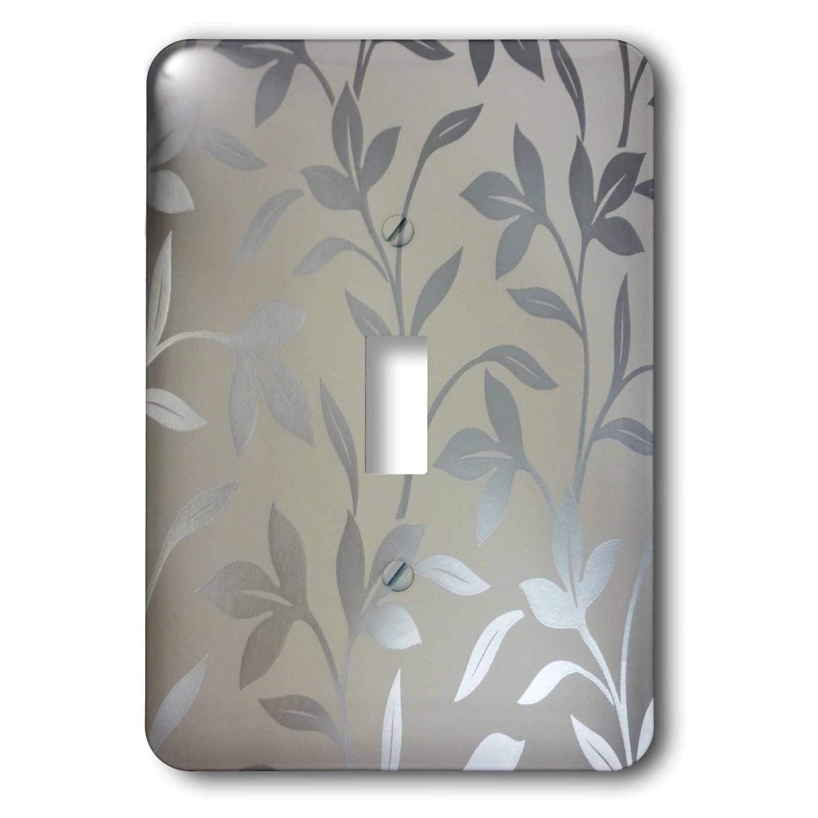Interruptor de palanca plateado decorativo en salones modernos 3dRose lsp_34883_1