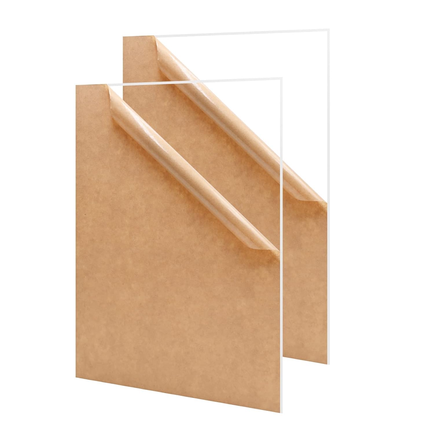 RAPAL Plexiglass 8.5x11 Sheets 3mm Clear Acrylic Sheets, Clear Plastic Board Polycarbonate Sheet for DIY Project, Craft, Picture Frames, Acrylic Sign, Weding Invitaton, 2 Pack-image-49