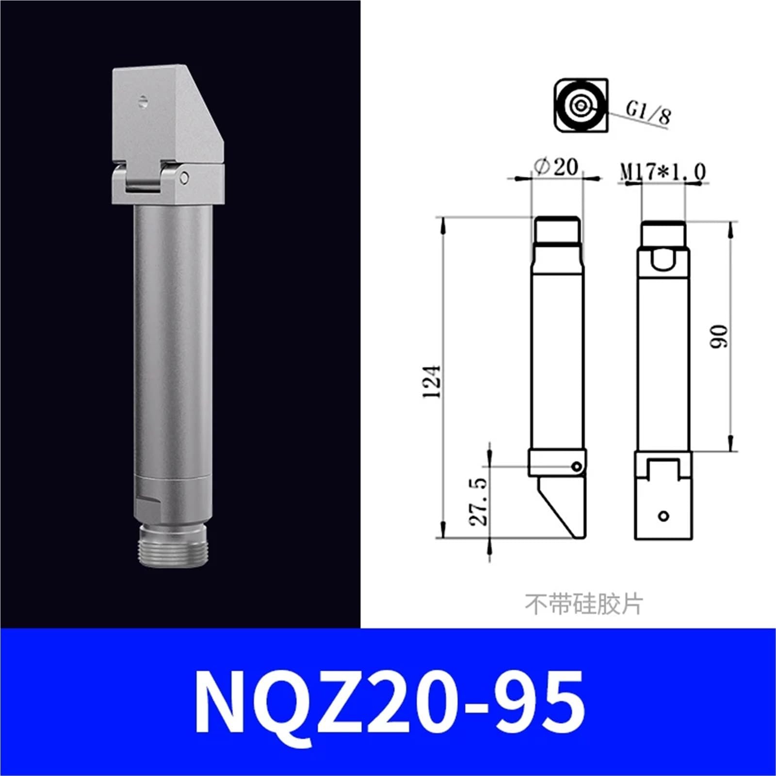 Accesorios for manipulador NFO20-95L, pinza de dedo de aire con lo mejor for Air Glamp, 4 Uds.